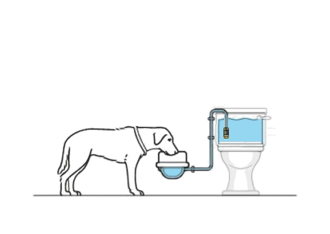 Connect to clean toilet tank! Pulls a siphon easily!